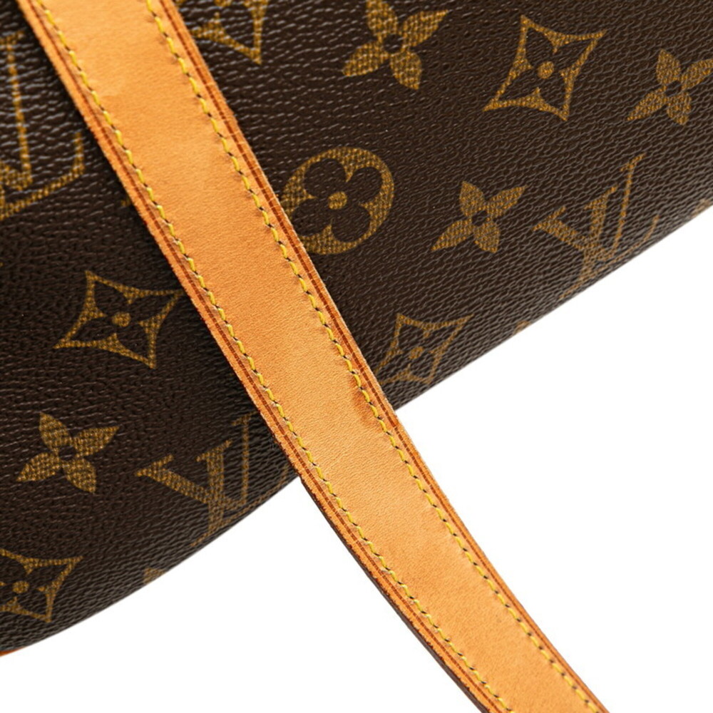 LOUIS VUITTON Authentic Brown Monogram Leather Shoulder Bag - Picture 5 of 10